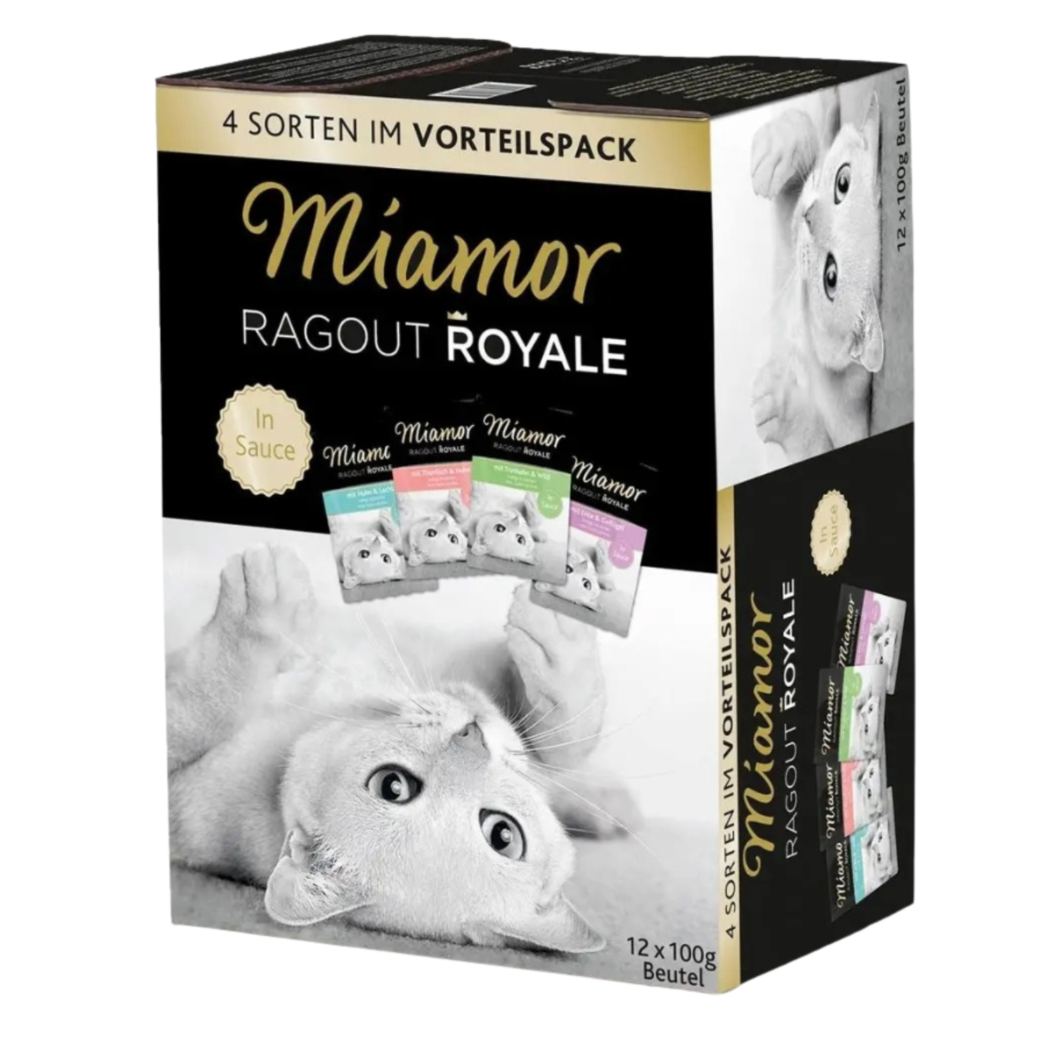 Miamor Ragout Royale Mix Sos - 4 Smaki Saszetki 12x100g