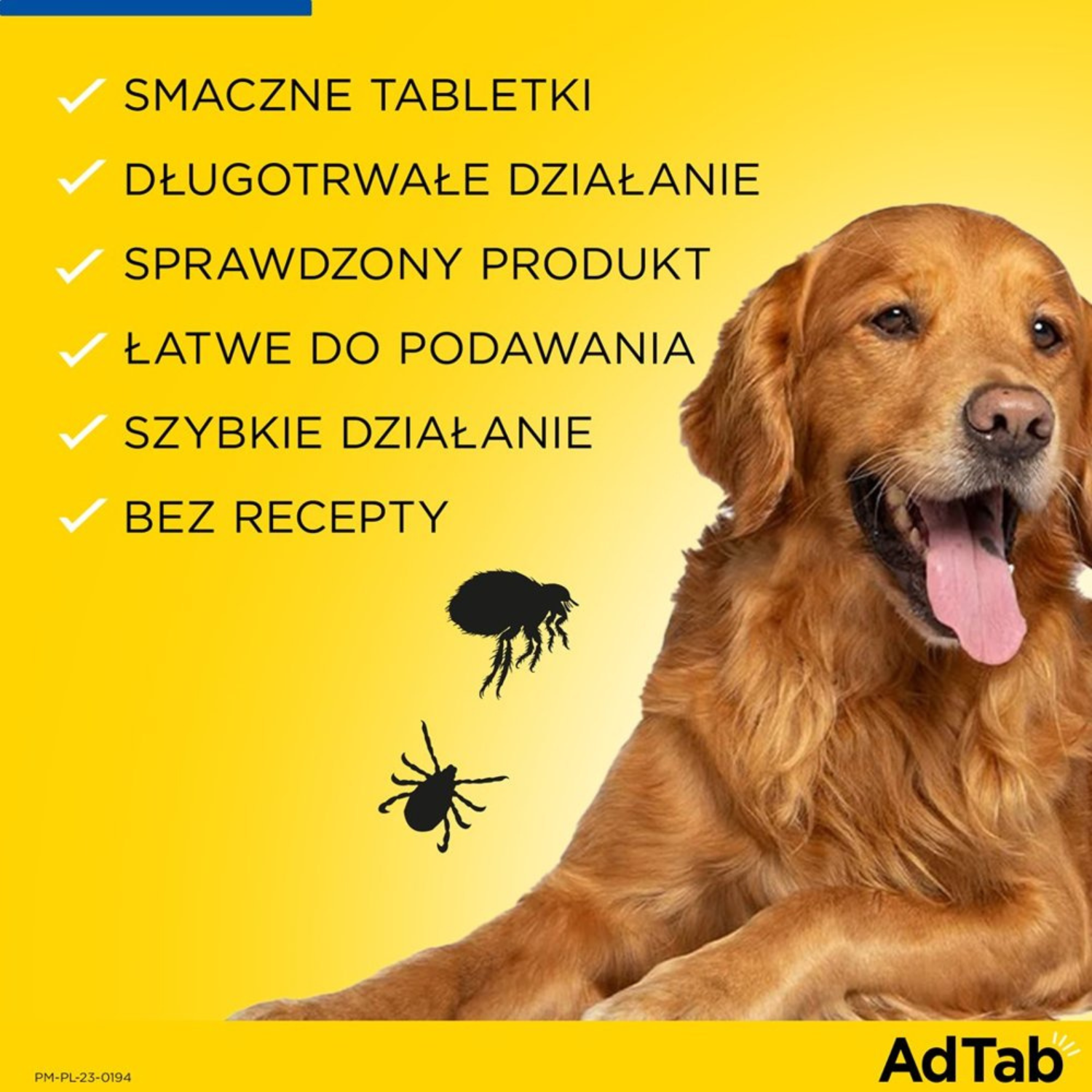 AdTab Pies Tabletka na Kleszcze oraz Pchły - obrazek 3