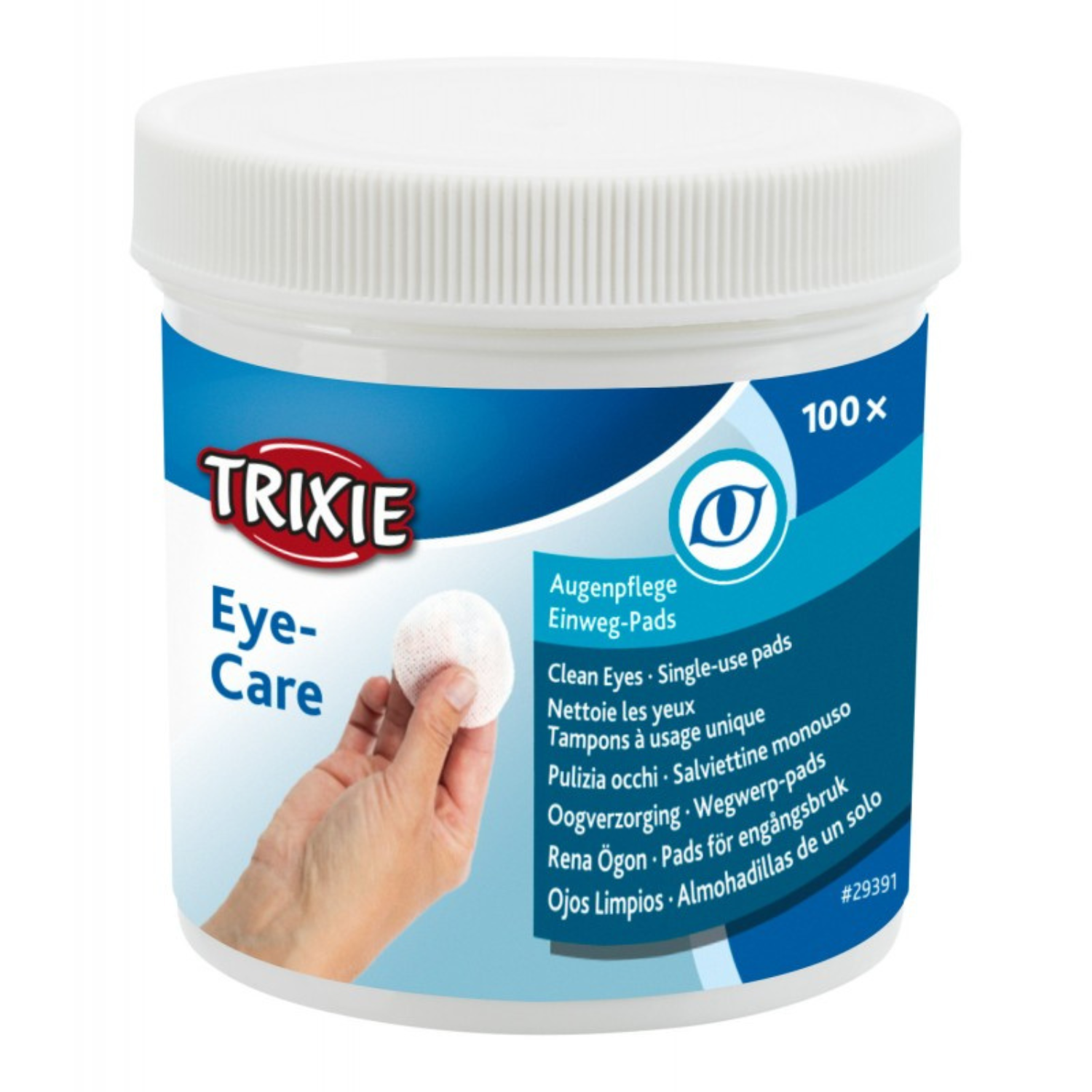 Trixie Eye Care Czyste Oczy - Chusteczki, 100 szt