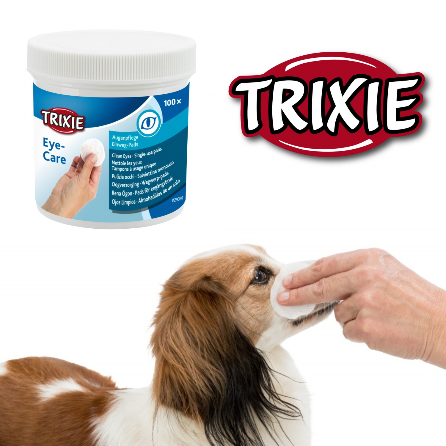 Trixie Eye Care Czyste Oczy - Chusteczki, 100 szt - obrazek 2