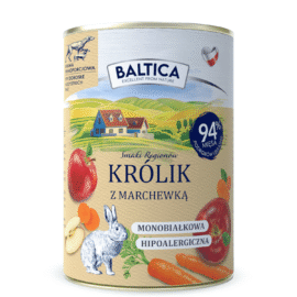 Baltica Karma Mokra Królik Z Marchewką 400g