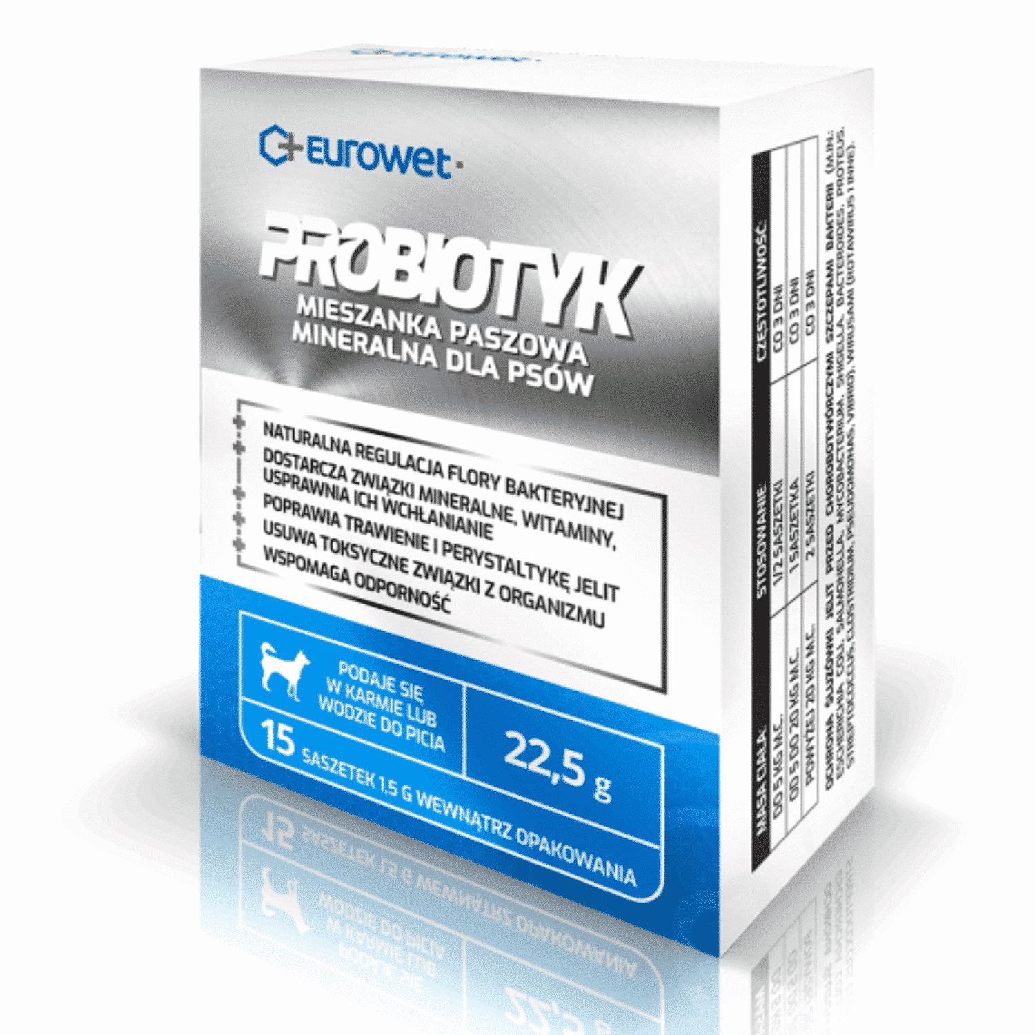 Probiotyk Dla Psa 15 Saszetek 1,5 Grama Eurowet
