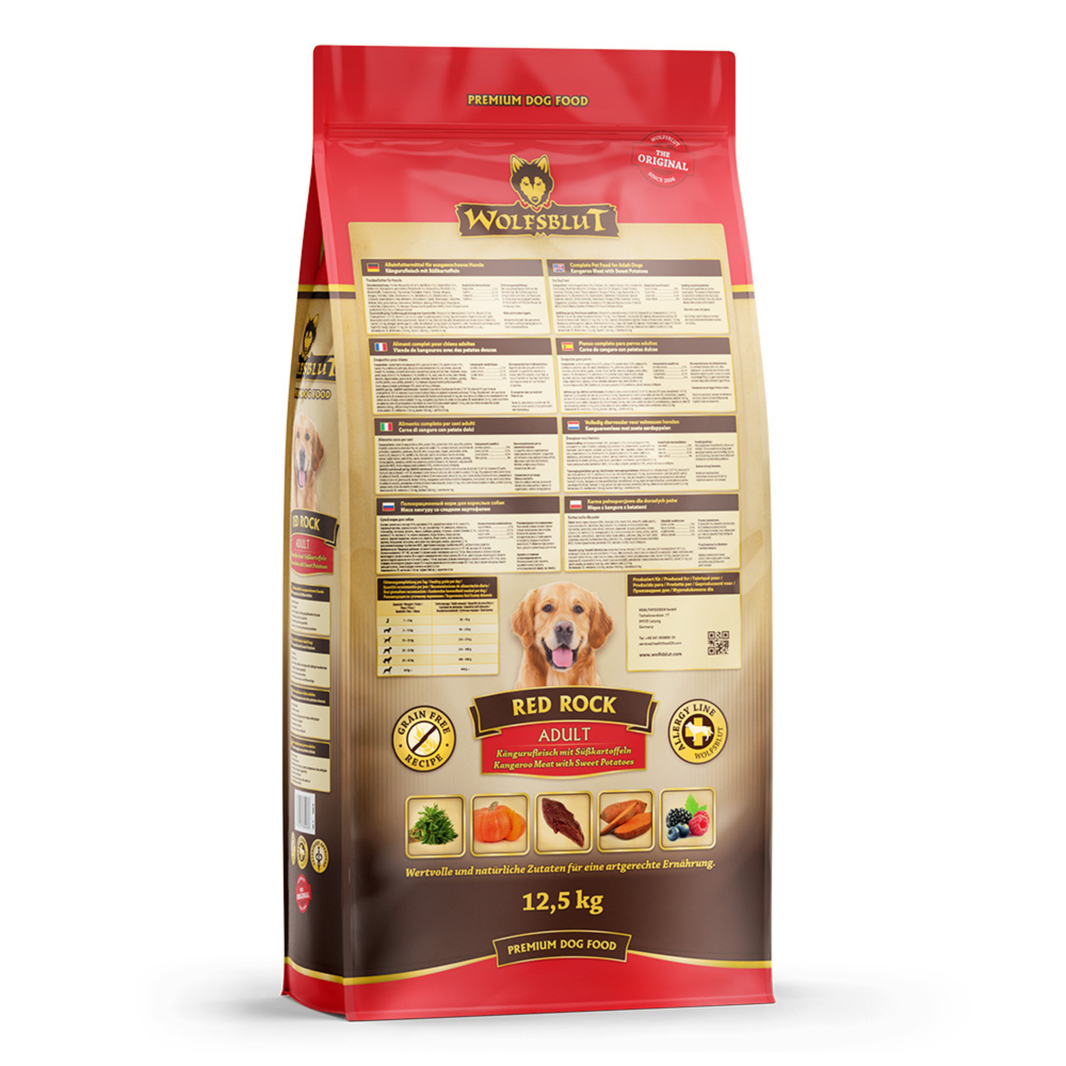 Wolfsblut Dog Red Rock - Kangur & Bataty - obrazek 4