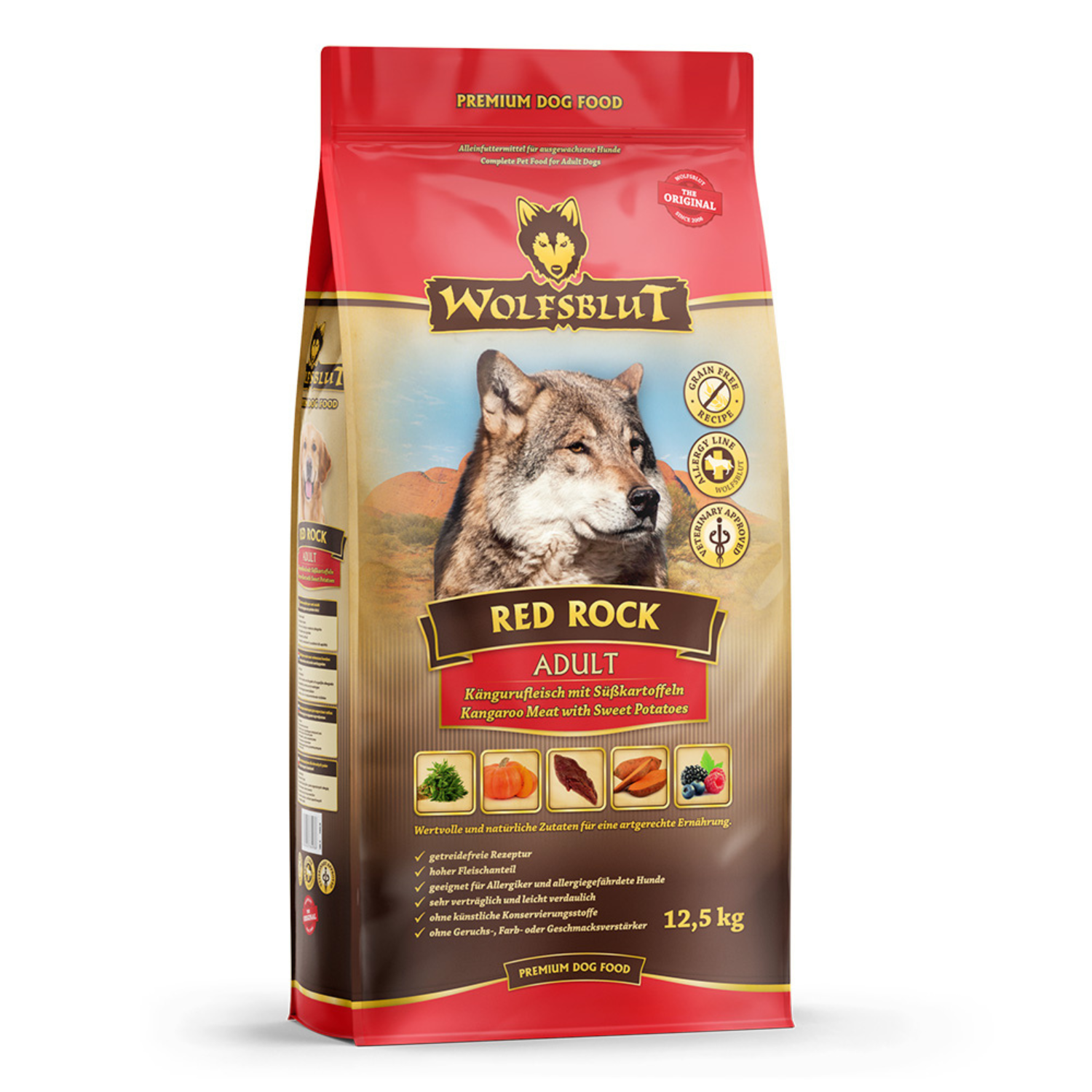 Wolfsblut Dog Red Rock - Kangur & Bataty - obrazek 3