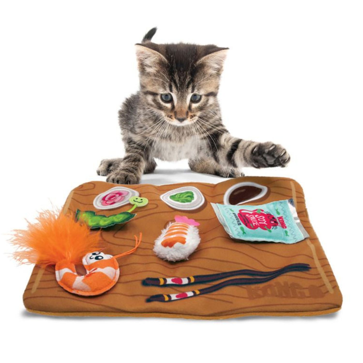 Kong Dla Kota Pull-A-Partz Sushi - obrazek 5