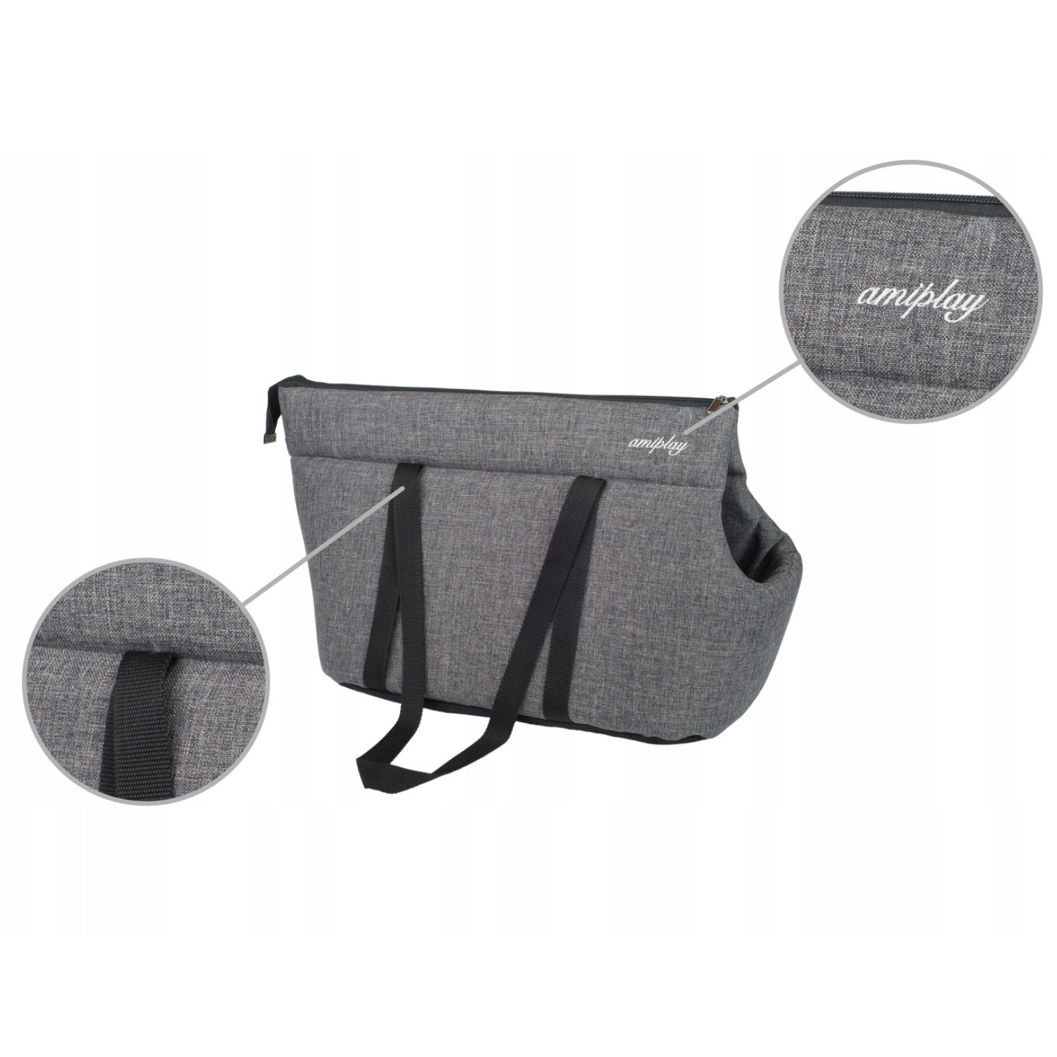 Amiplay Torba Transportowa Palmero Ciemnoszary - obrazek 2
