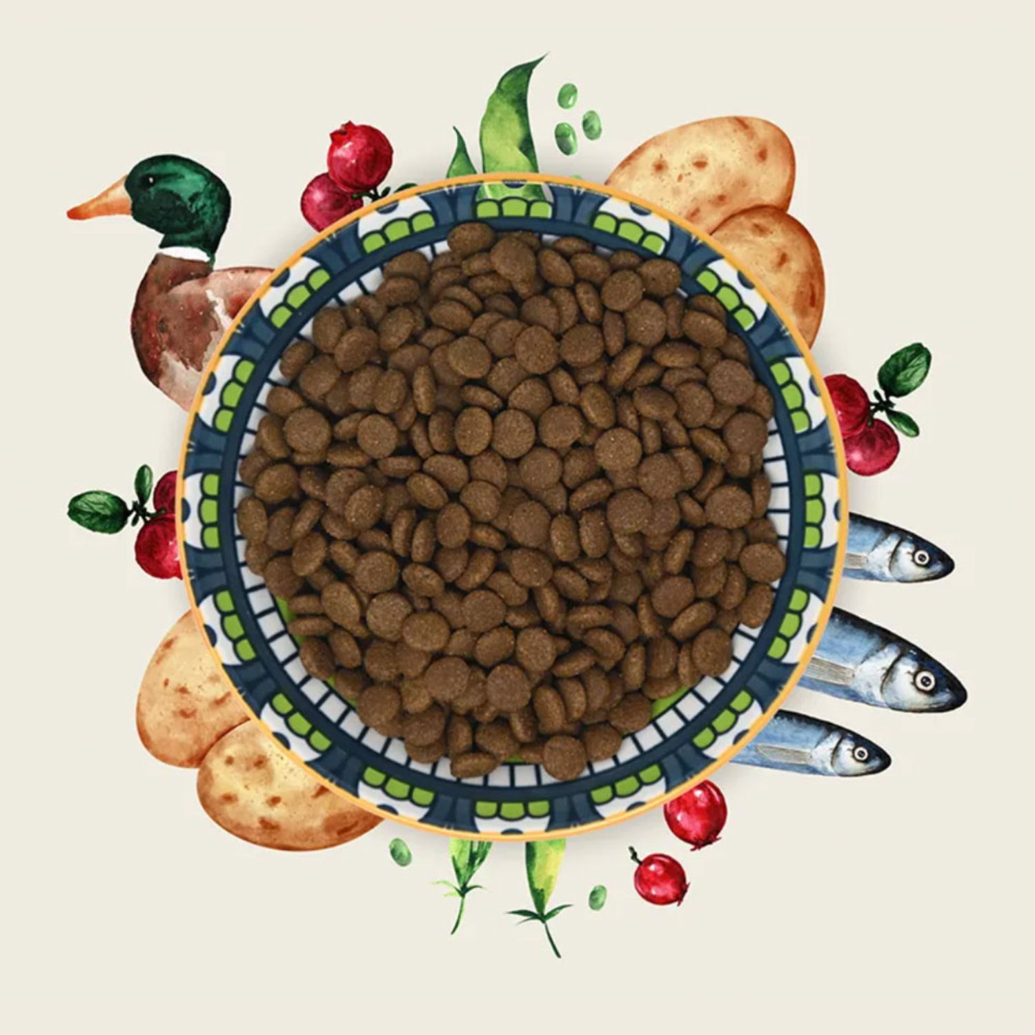 Eden Karma Sucha Dla Kota Kaczka I Sardynka 1,5kg - obrazek 3