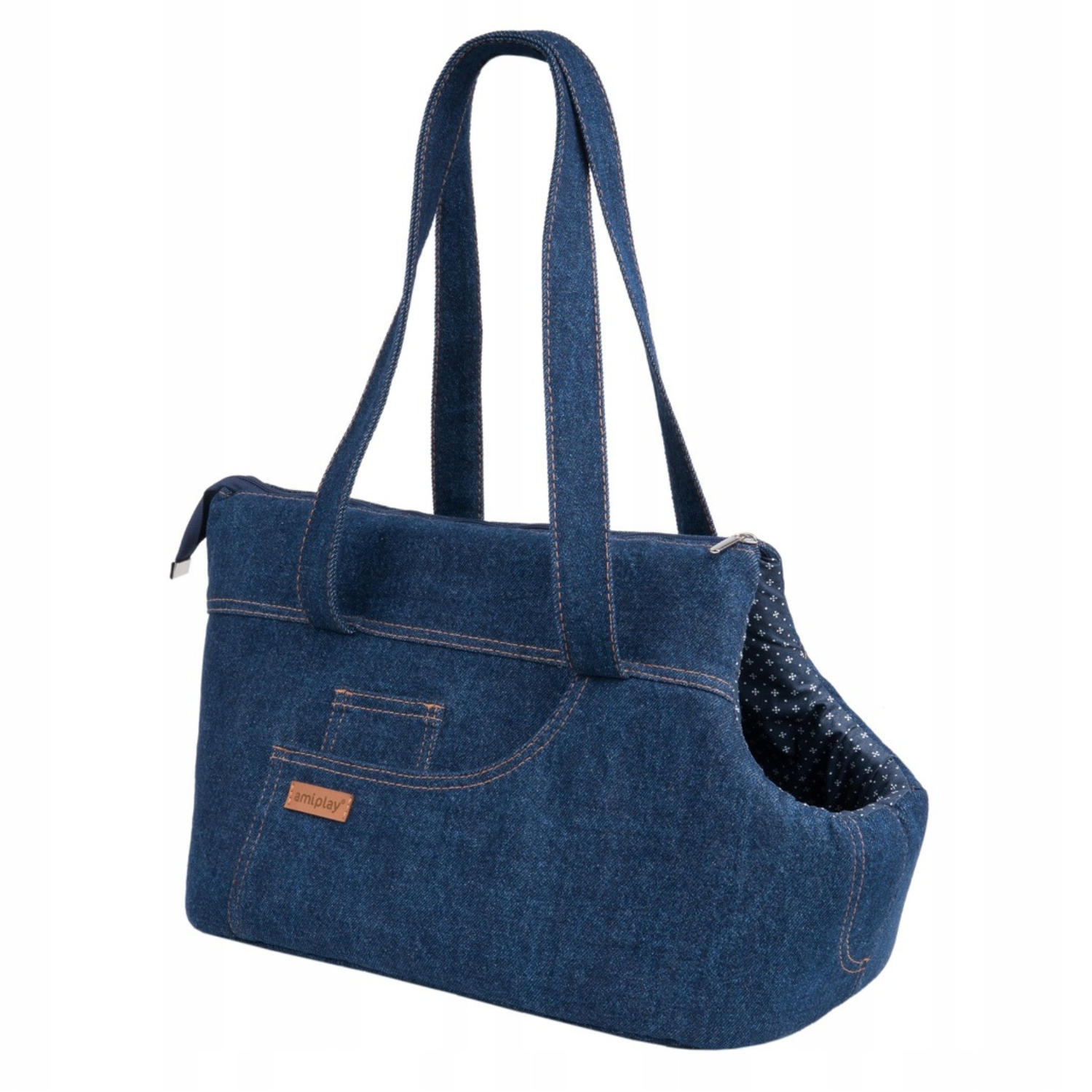 Amiplay Torba Transportowa Denim Granatowy - obrazek 2