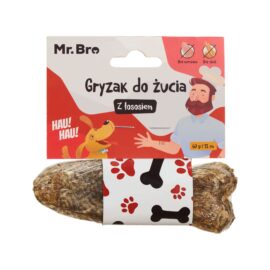 Mr. Bro Kość Gryzak Rybka z Łososiem 12cm