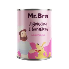 Mr. Bro Jagnięcina z Burakiem 400g – Monoproteinowa