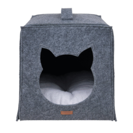 Amiplay Kostka Dla Kota Quick Press 2in1 Hygge Szary