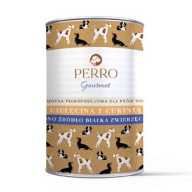 Perro Gourmet Karma Mokra Cielęcina z Cukinią