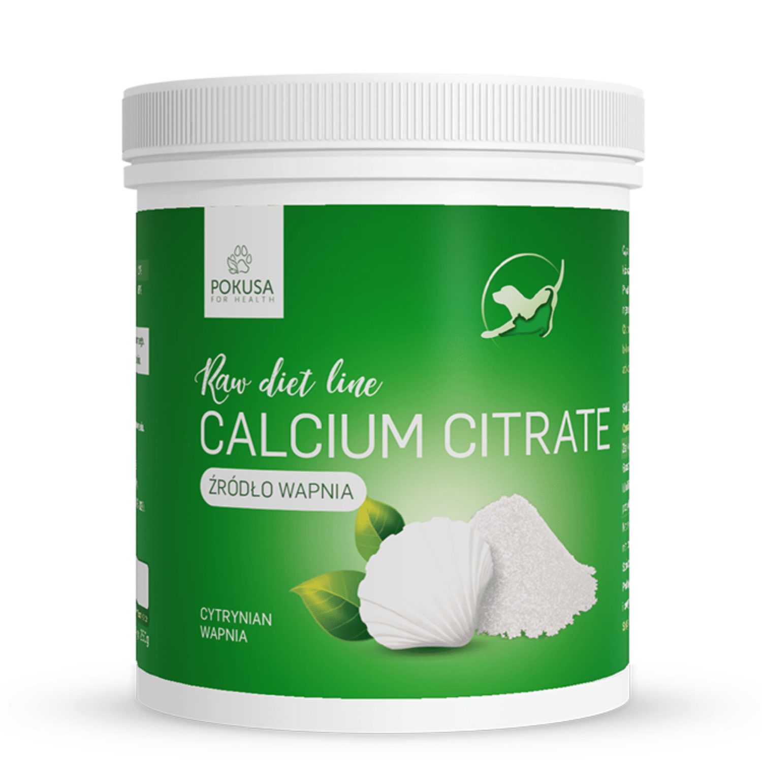 Pokusa RawDietLine Calcium Citrate Cytrynian Wapnia
