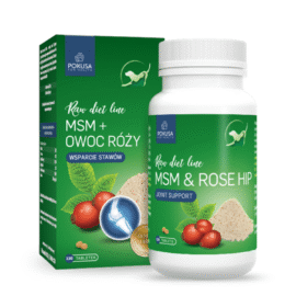 Pokusa RawDietLine MSM i Dzika Róża 120 tbl.