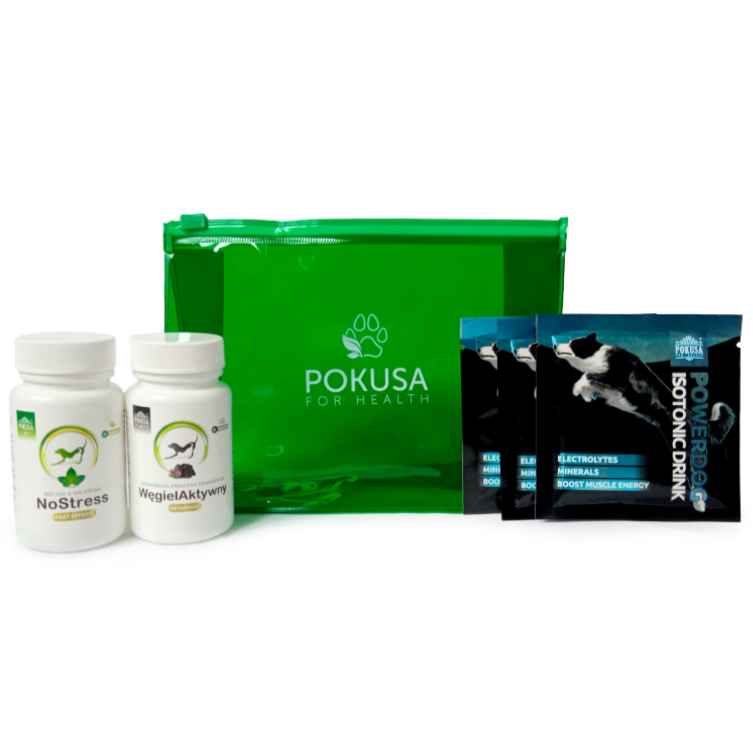 Pokusa Psia Apteczka Pokusa For Health No Stress + Węgiel Aktywny - obrazek 2