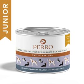 Perro JUNIOR Karma Mokra Indyk i Dynia
