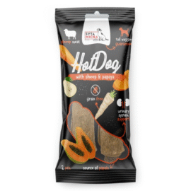 Syta Micha Hot Dog Do Żucia - Warzywny Z Papają W Skórze Owcy 2 szt.