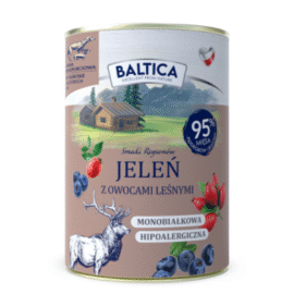 Baltica Karma Mokra Jeleń Z Owocami Leśnymi 400g