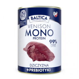 Baltica Karma Mokra Mono Dziczyzna Z Prebiotykami 400g