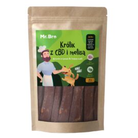 Mr. Bro Strips Królik z CBD i Melisą 80g - Suszone Powietrzem