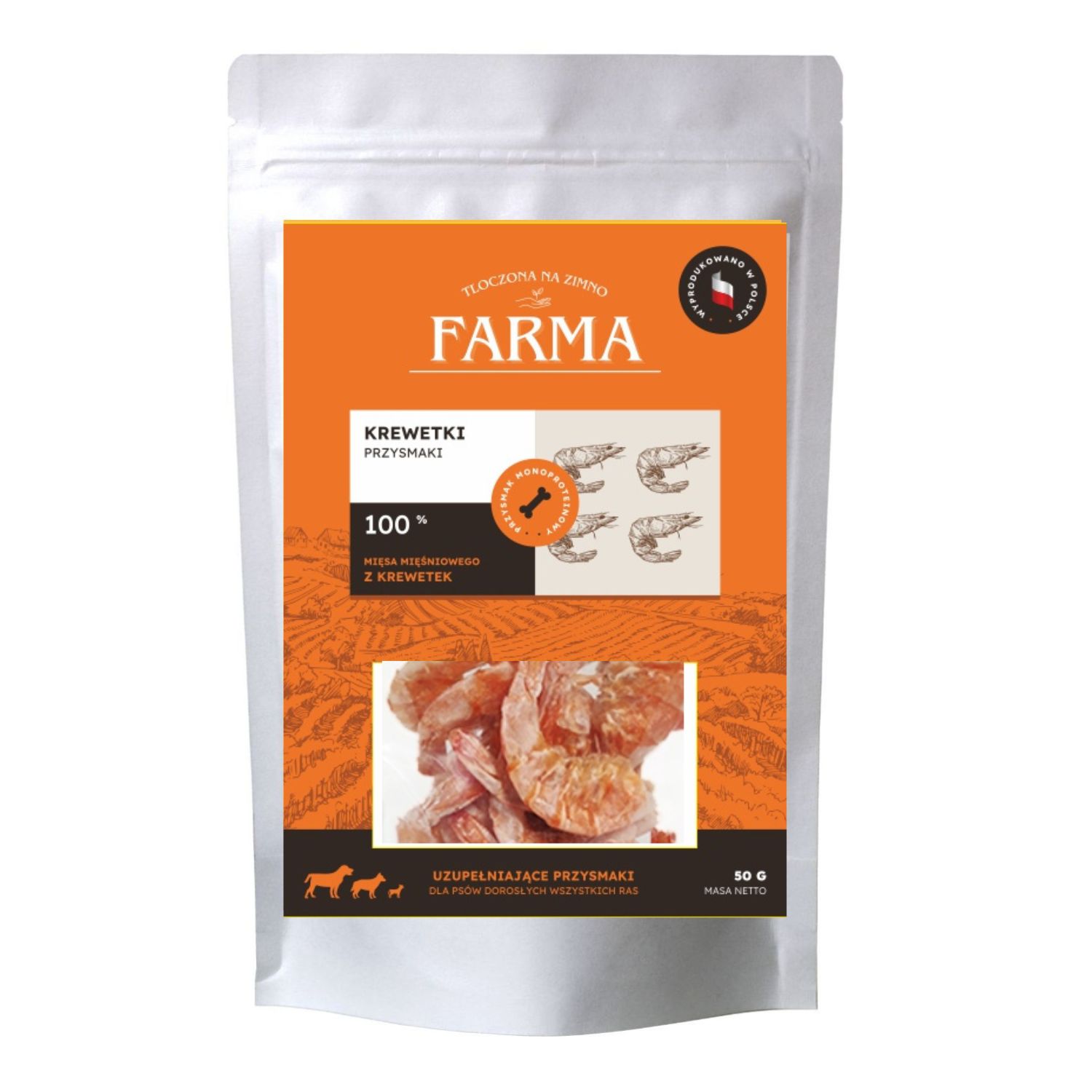 Farma Przysmak Krewetki 50g
