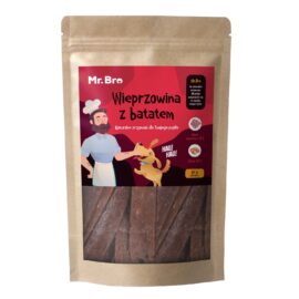 Mr. Bro Strips Wieprzowina z Batatem 80g - Suszone Powietrzem