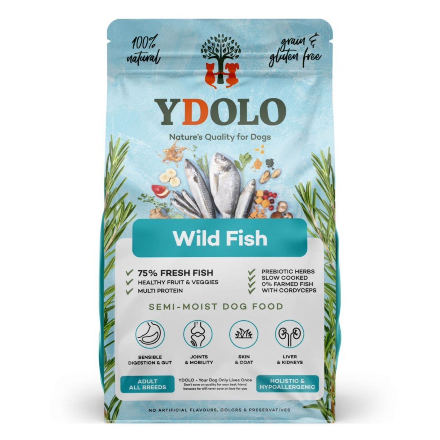 YDOLO Wild Fish Ryby Morskie - Półwilgotna