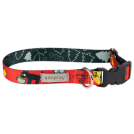 Amiplay Amik Obroża Regulowana TravelDog
