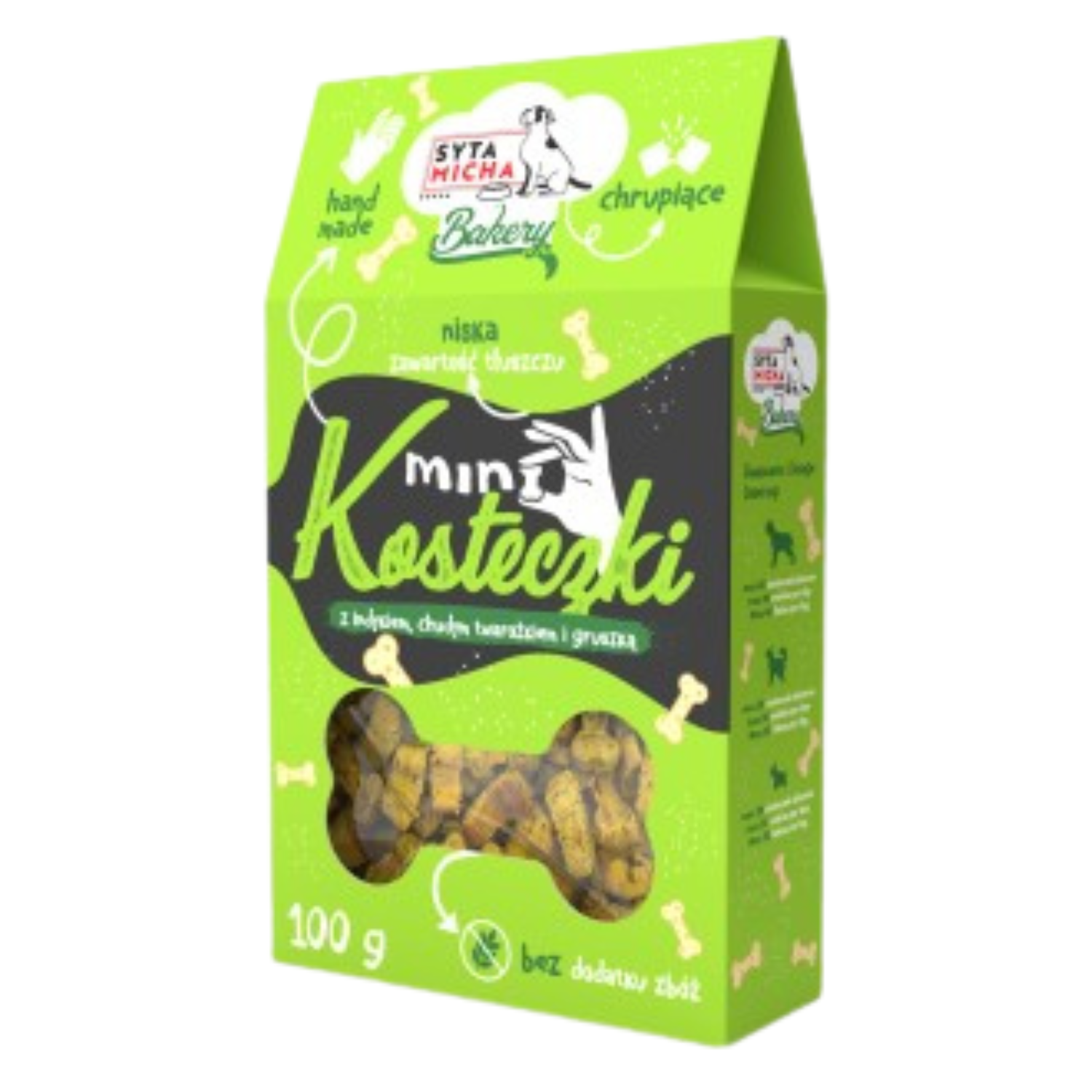 Syta Micha Ciastka Mini Indyk Z Twarożkiem 100g