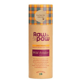 RAW for PAW Wild Moose Przysmaki Liofilizowane Renifer 45g