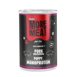 BUBAlicious More Meat mono Pure 400g Puppy wieprzowina