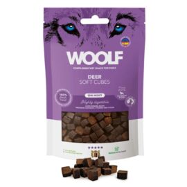 Woolf Soft Cubes Deer Monoprotein - Jeleń 100g