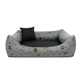 Denzoo Legowisko Ortopedyczne Modena Black Foot