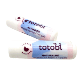 TOTOBI Naturalne masło na łapki i nosek w wygodnym sztyfcie do skóry wszystkich psów i kotów