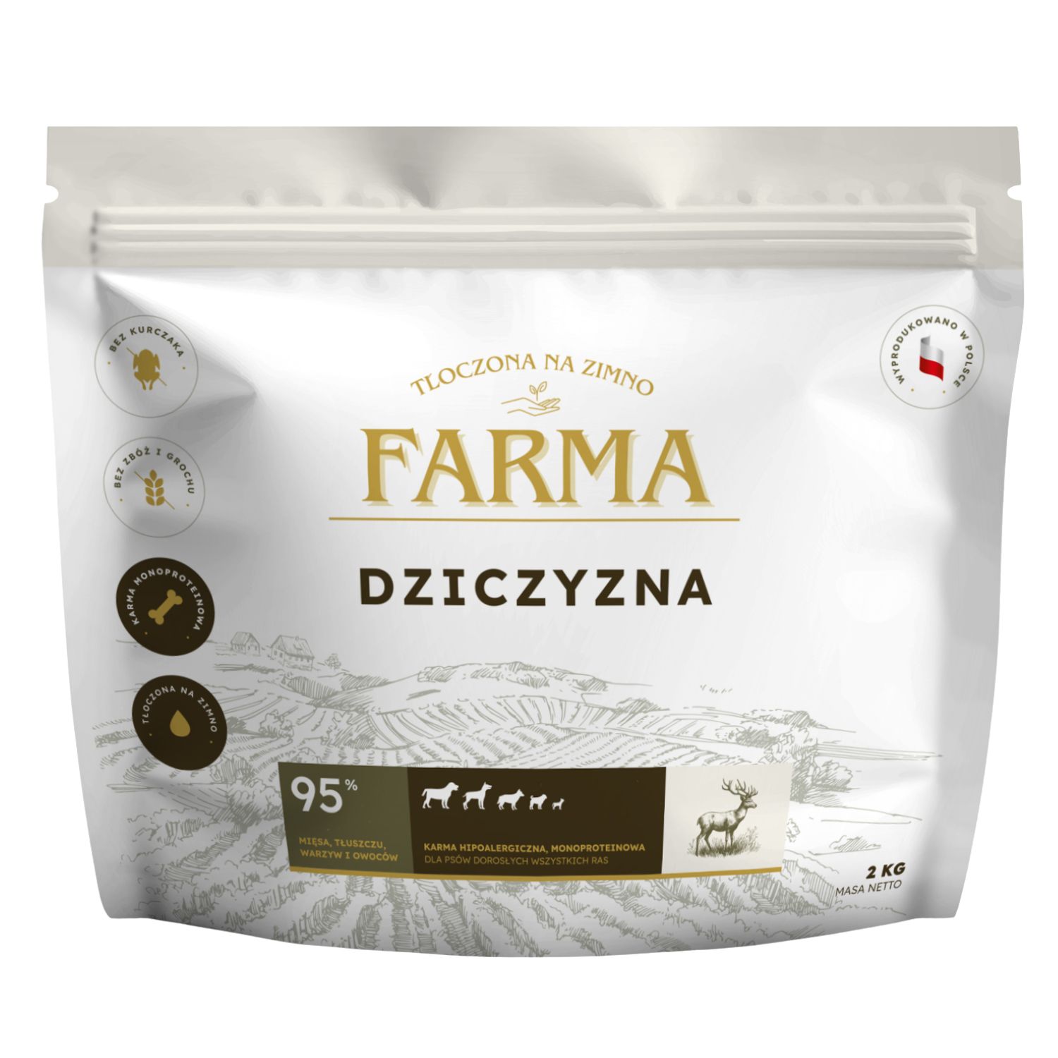 Farma - Dziczyzna Hipoalergiczna Tłoczona na Zimno