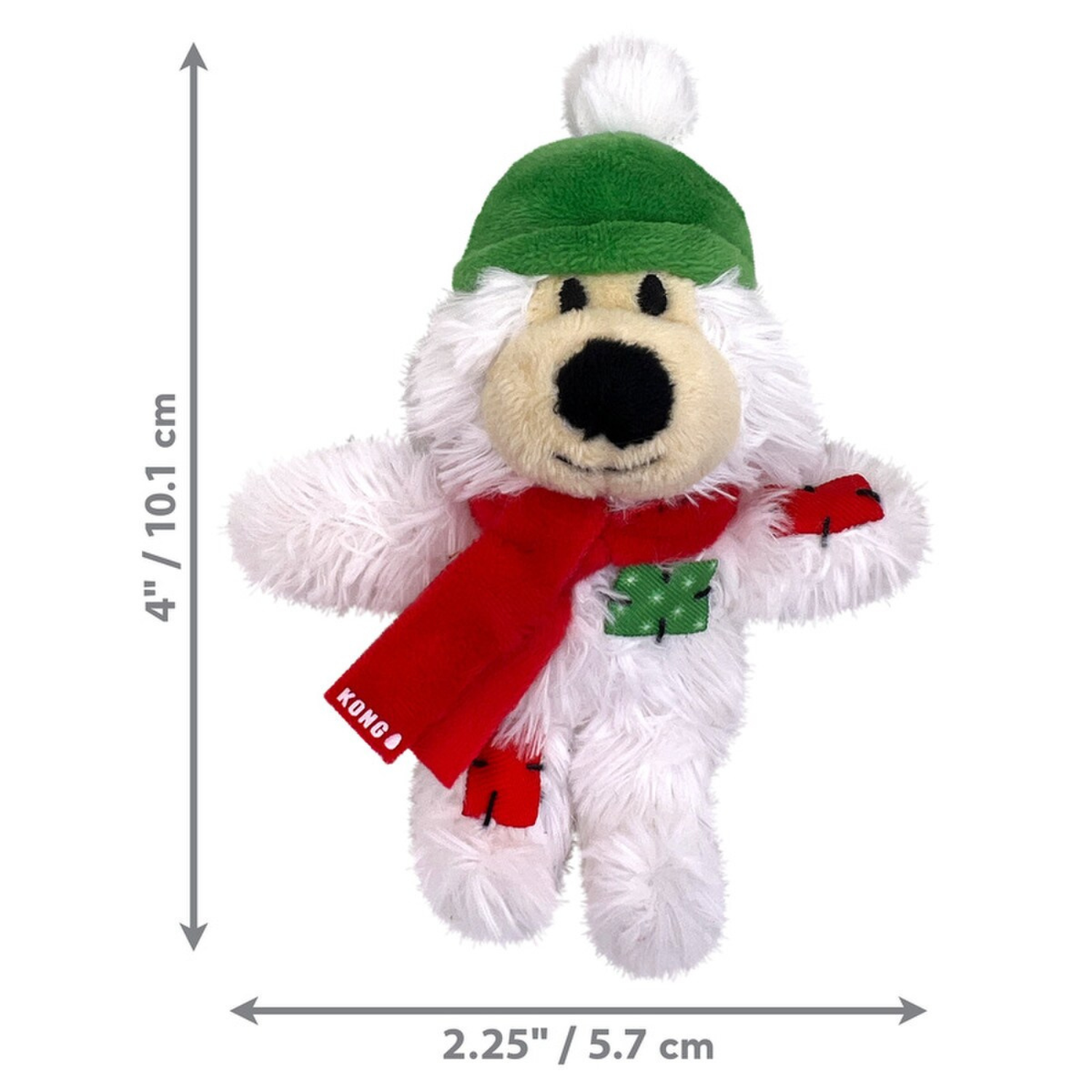KONG Holiday Softies Bear Assorted 10cm - obrazek 3