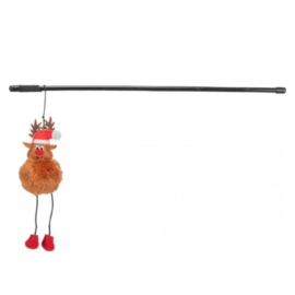 Trixie Xmas Wędka Dla Kota Z Reniferem 45cm