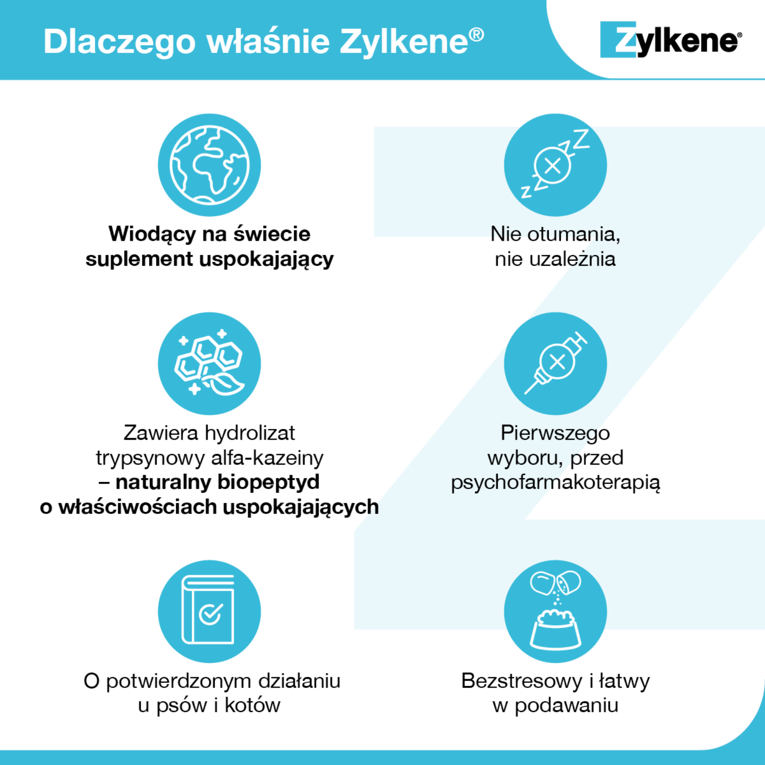 Zylkene Na Stres Dla Psów i Kotów 10-30kg 10kaps - obrazek 2