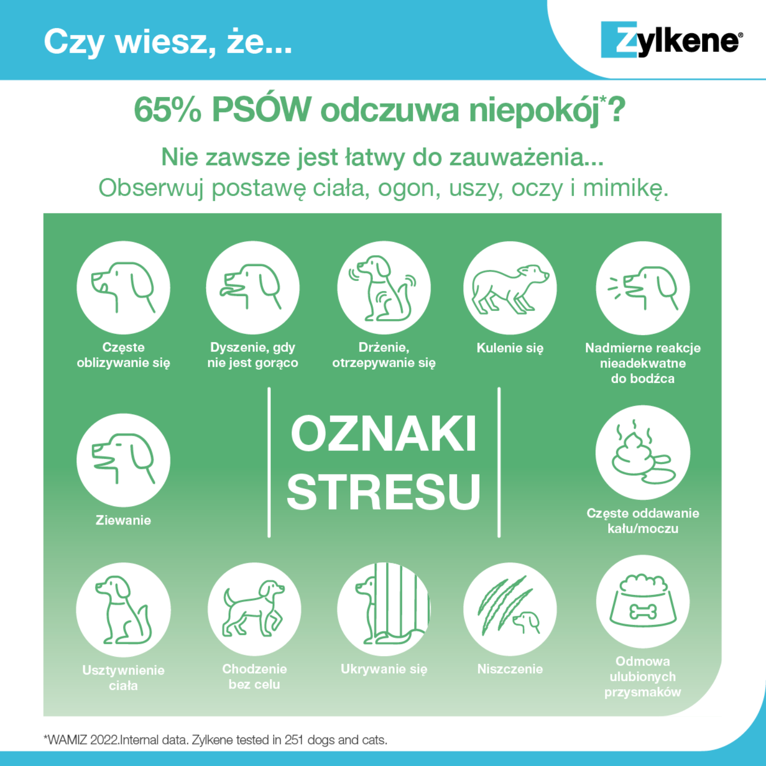 Zylkene Na Stres Dla Psów i Kotów 10-30kg 10kaps - obrazek 3