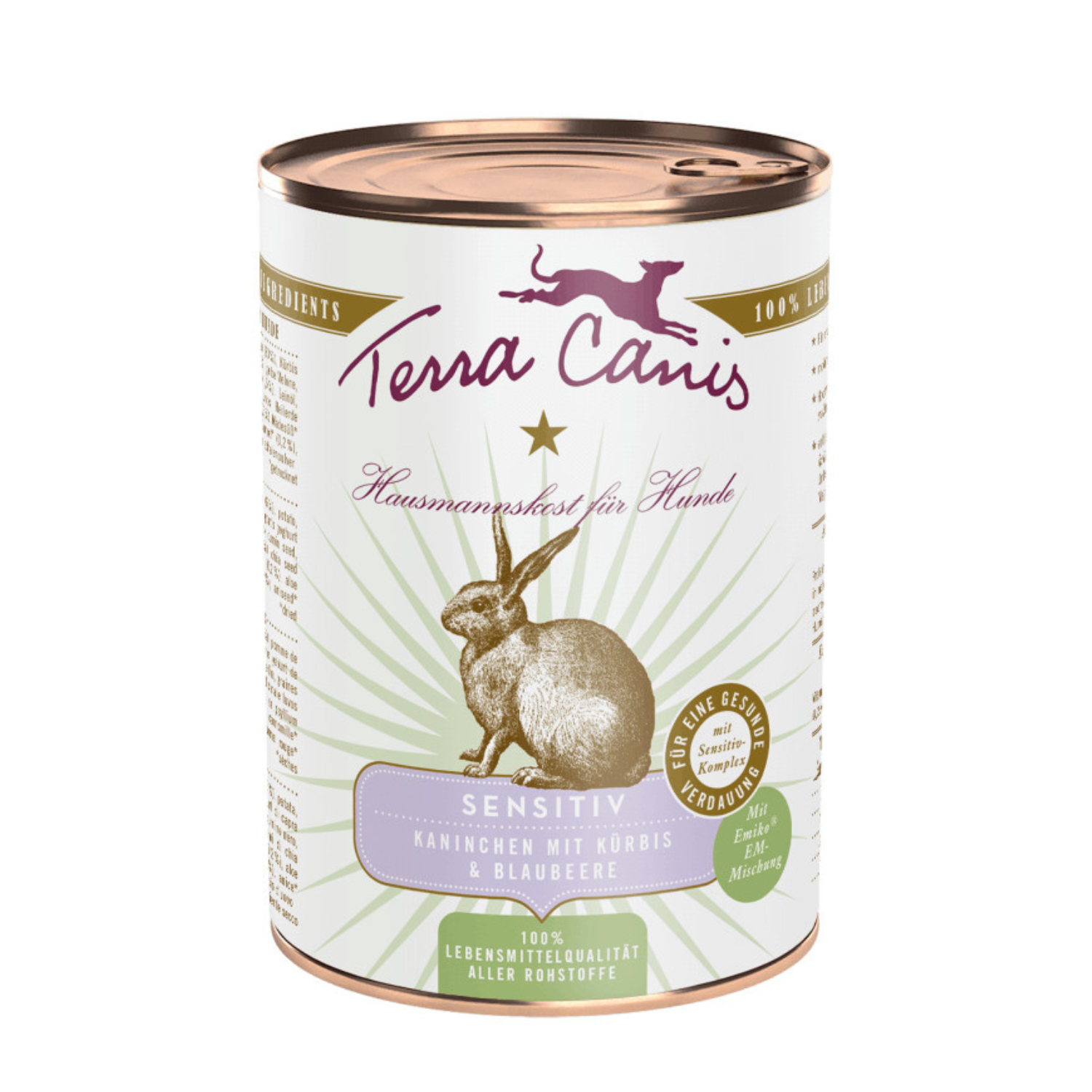 Terra Canis Sensitive - Królik z dynią i jagodami 400g