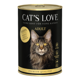 CAT'S LOVE Huhn Kurczak Z Pokrzywą 400g