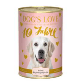 DOG'S LOVE Kalb Cielęcina Z Pstrągiem 400g