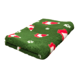 Legowisko DRY BED 28mm antypoślizgowe zielone skrzaty