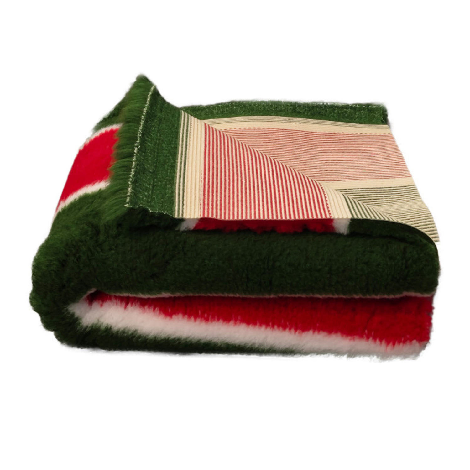 Legowisko DRY BED 28mm antypoślizgowe pasy świąteczne - obrazek 2