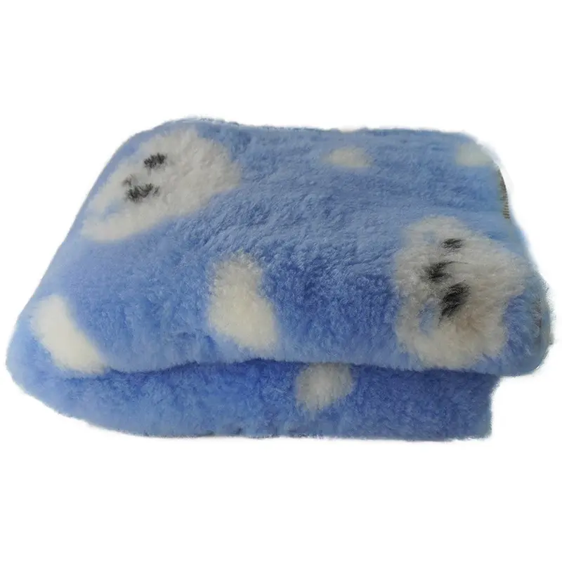 Legowisko DRY BED 28mm antypoślizgowe błękitne w wesołe chmurki - obrazek 2
