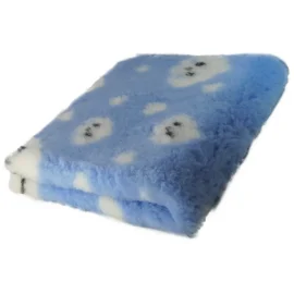 Legowisko DRY BED 28mm antypoślizgowe błękitne w wesołe chmurki