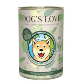 DOG'S LOVE Insekt Pur Owady Z Warzywami 400g