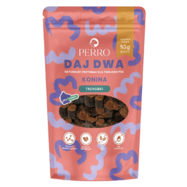 Perro Daj Dwa Trenerki Z Koniny 85g