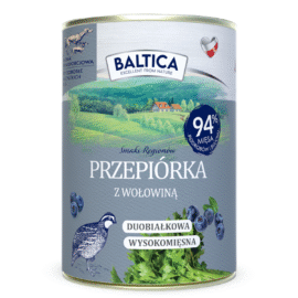 Baltica Karma Mokra Przepiórka Z Wołowiną 400g