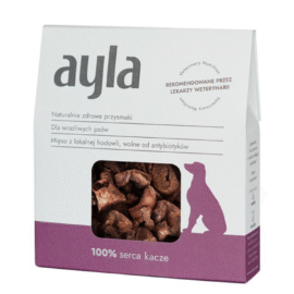 AYLA Liofilizowane Serca Kacze Dla Psa 28g